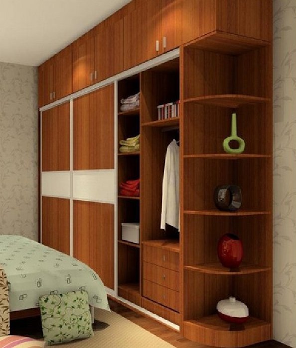 Встроенные модели шкафов-купе для спальни: дизайн и подбор места размещения