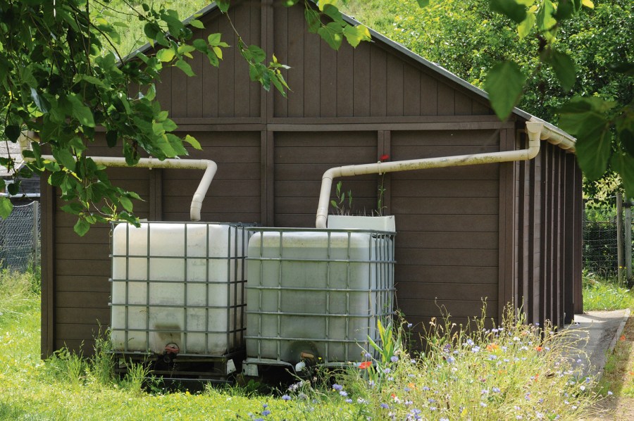 Сбор дождевой воды может быть очень полезным, когда требуется полив сада и огорода