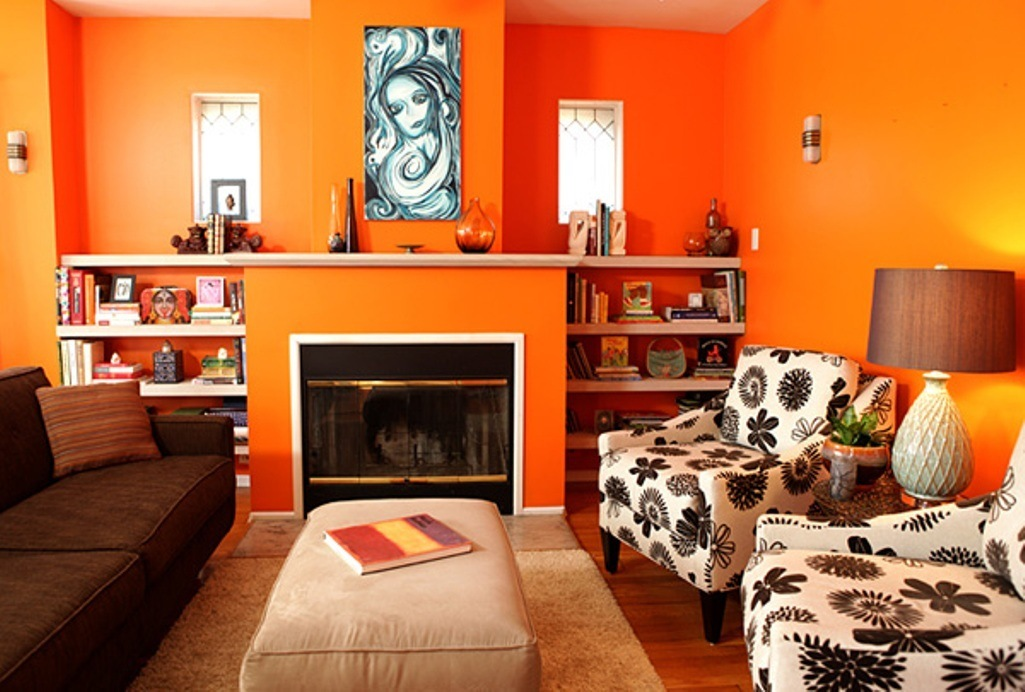 Оранжевая ванная комната — 55 фото интерьера оранжевого цвета в ванной