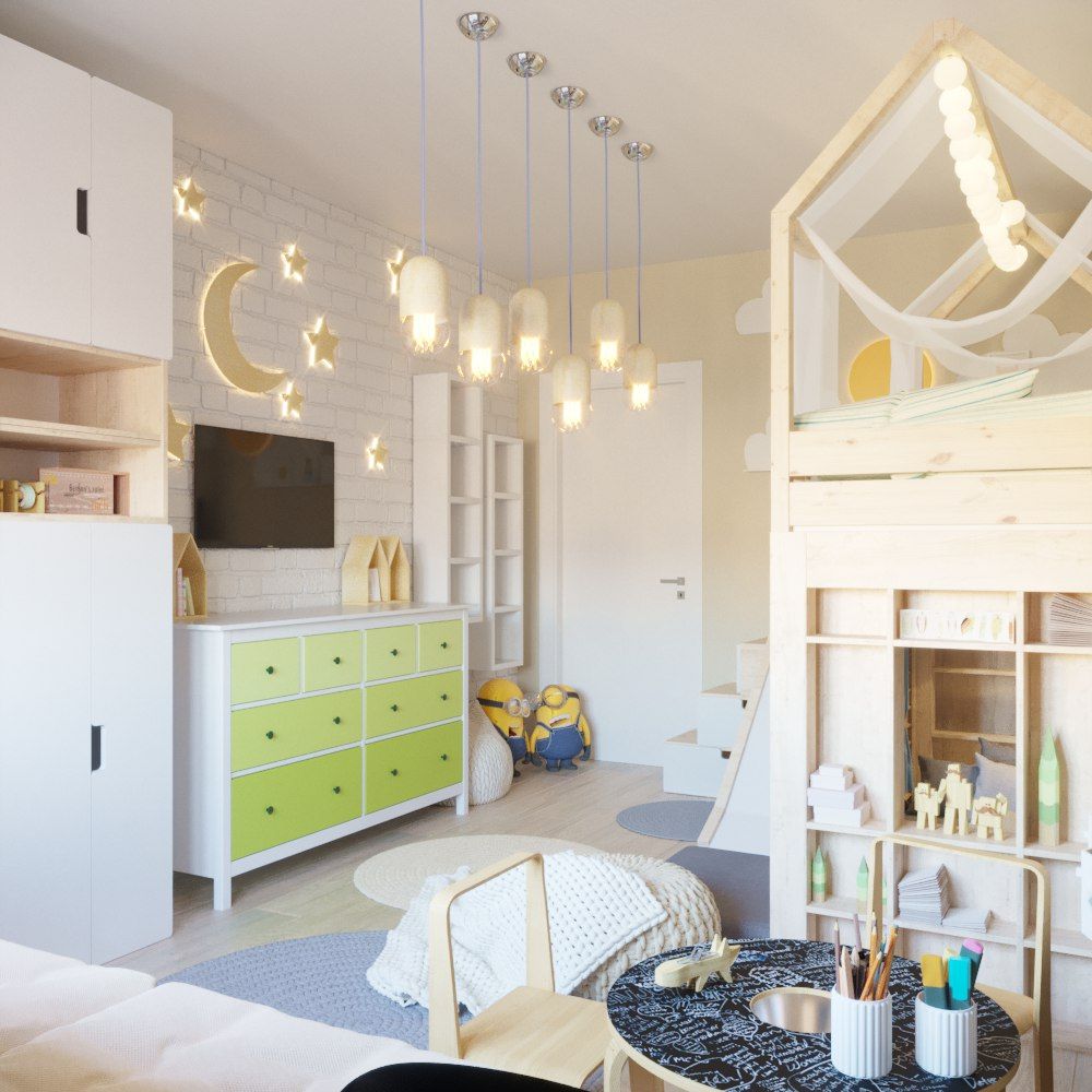 Детская в скандинавском стиле - основа - дизайн детской комнаты