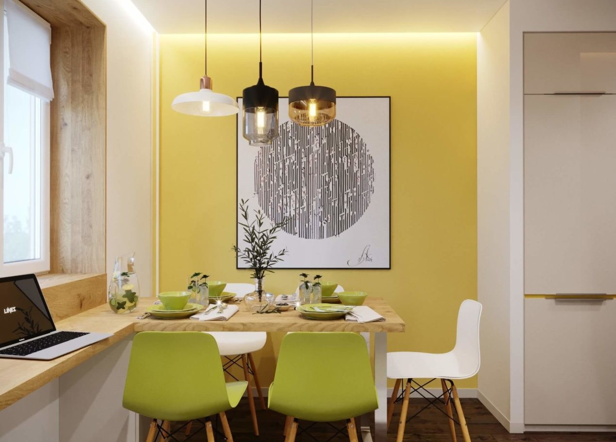 Как выделить и оформить обеденную зону? дизайн столовой в кухне и гостиной | домфронт