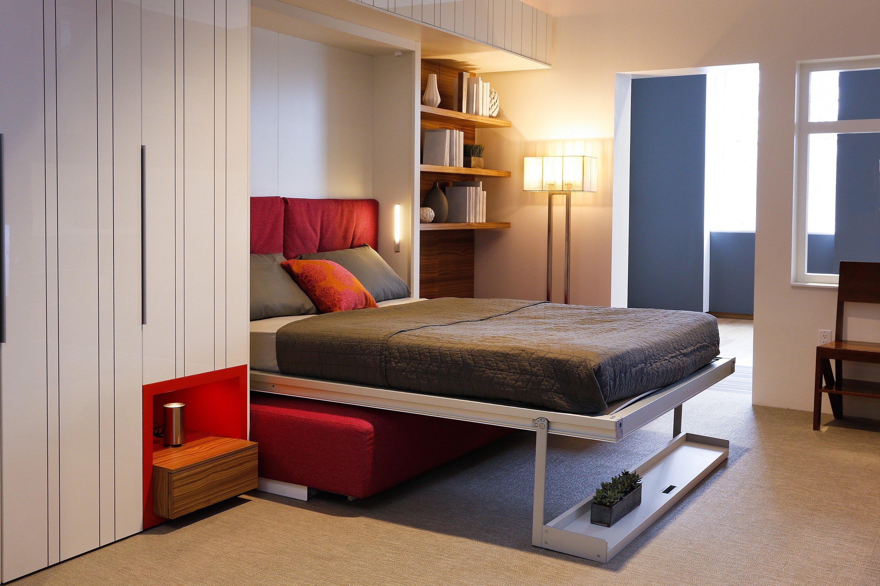 Идеи зонирования пространства комнаты на спальню и гостиную с фото, примерами и советами