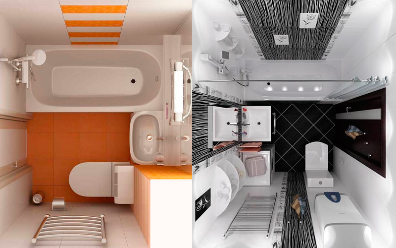 Дизайн ванной комнаты 6 кв. м (фото) – планировка и идеи интерьера ванной