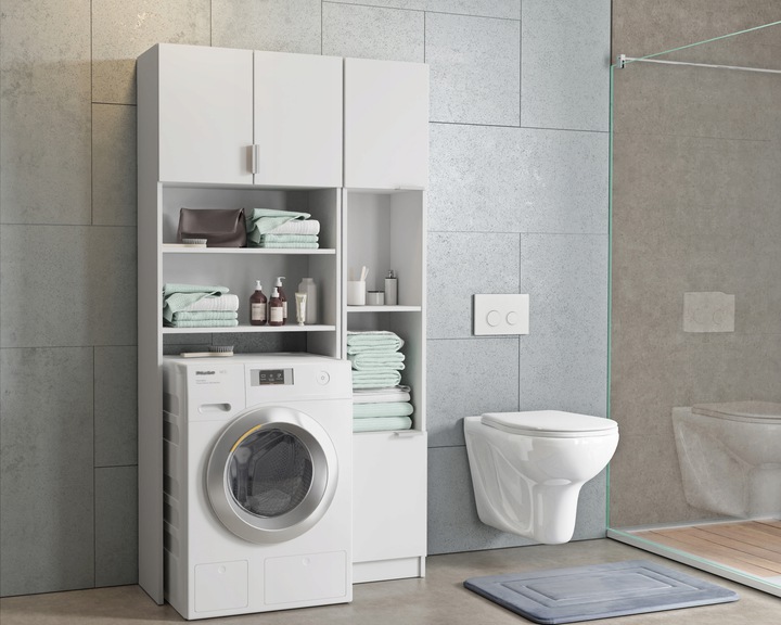 Шкаф над стиральной машиной в ванной: виды конструкций, правила выбора, как сделать своими руками
