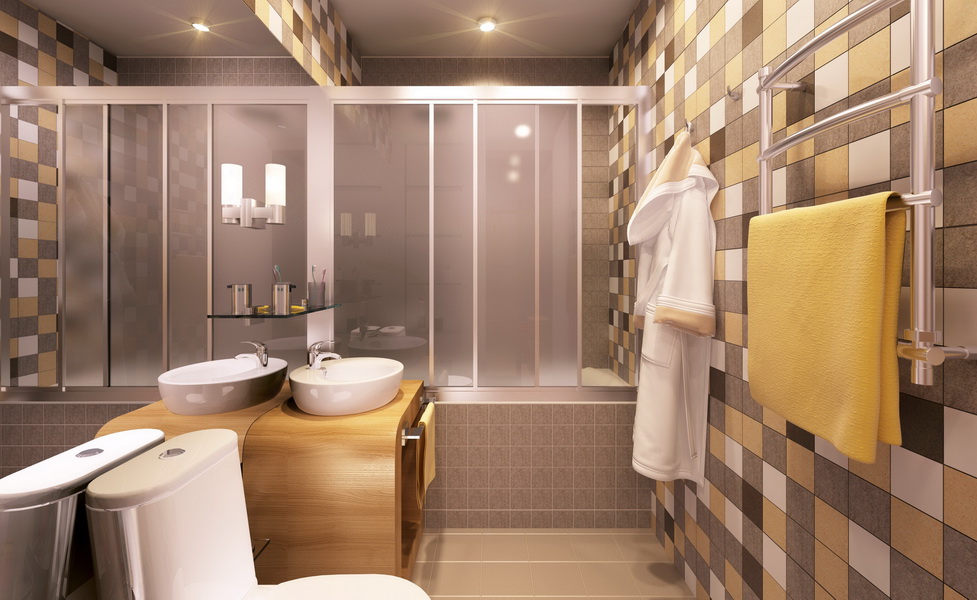 Дизайн ванной комнаты 4 кв м - фото с туалетом и стиральной машиной