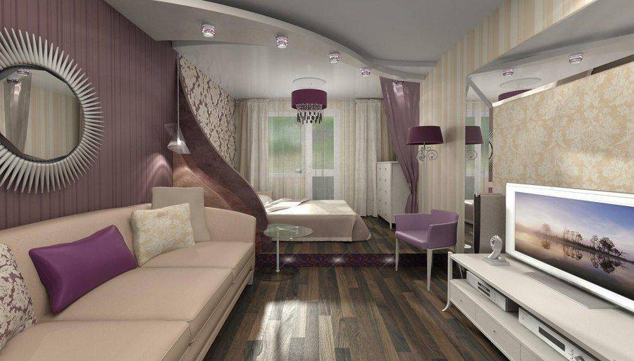 Спальня-гостиная (135 фото идей) - примеры идеальной планировки и дизайна спальни совмещенной с гостиной