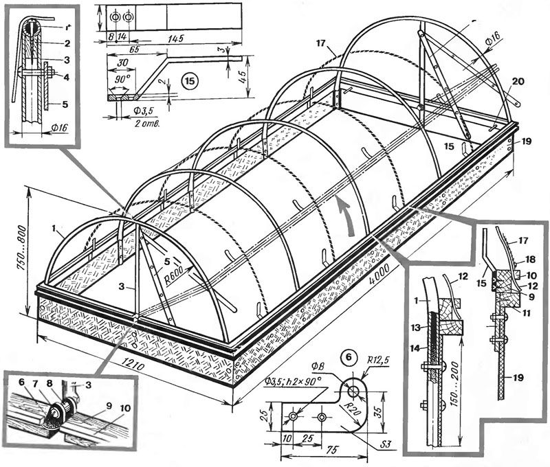 Теплица 3 на 6: расположение грядок в теплице из поликарбоната, фото. чертежи с размерами и пошаговой инструкцией строительства