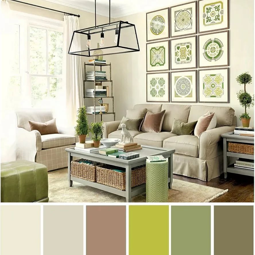 Оливковый цвет в интерьере. примеры дизайна квартир в оливковой гамме