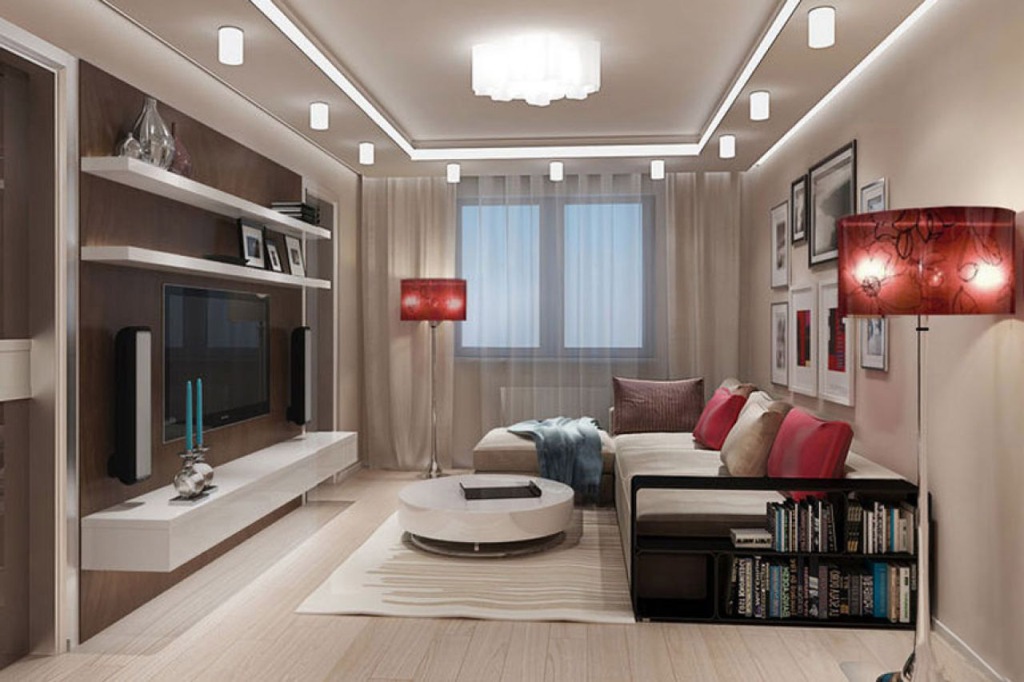 Новая жизнь маленькой гостиной: стильный интерьер в 15 кв. м и фото комнат