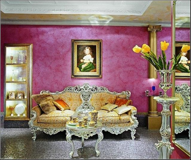 Стиль рококо в интерьере: мебель, комната - 31 фото