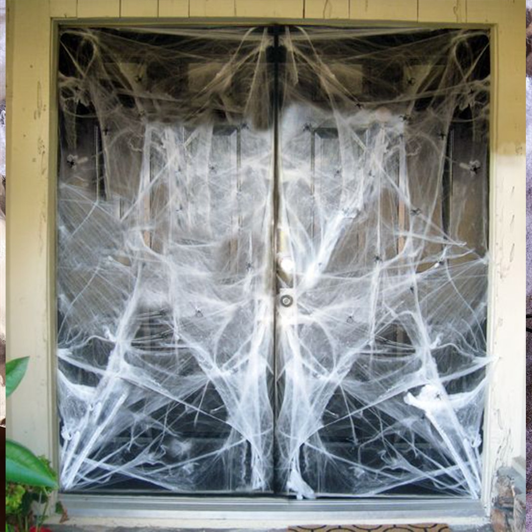 Хэллоуин-2016 (halloween): паутина на стену из бумаги своими руками (фото)