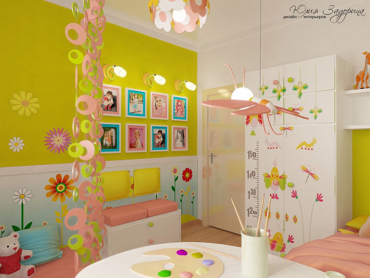 Украшение детских комнат с помощью декора своими руками
