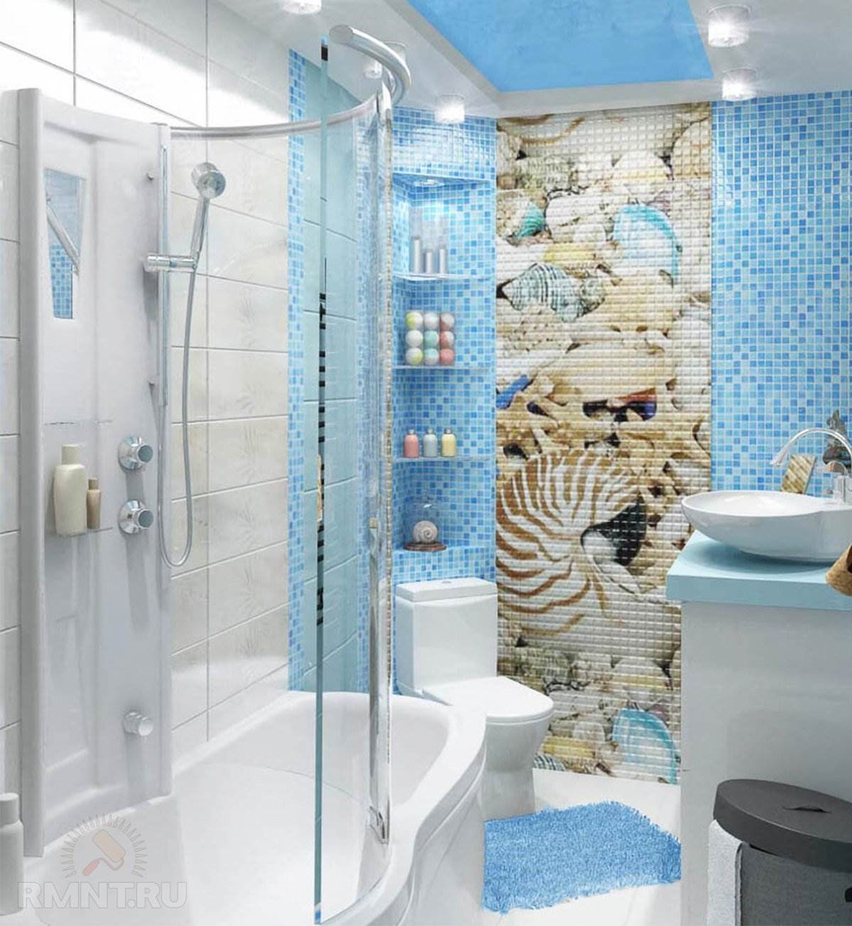 Ванная комната в морском стиле - варианты оформления ванной в морском стиле фото