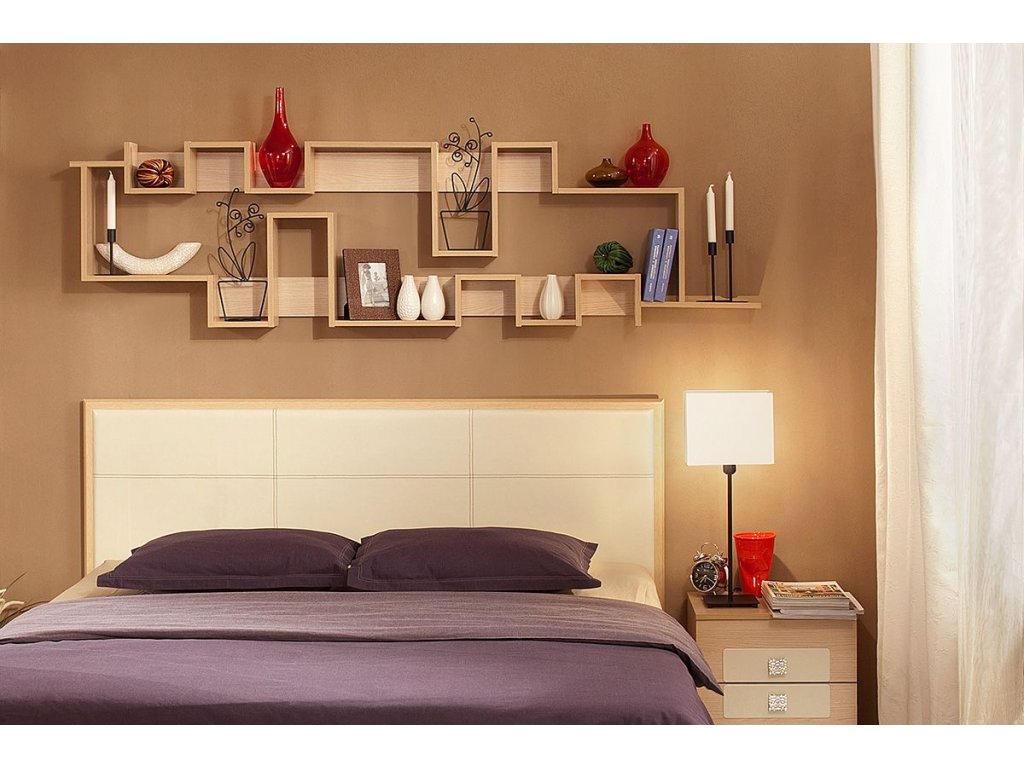 Полки в спальню: 125 фото и видео использования полок в дизайне современного интерьера