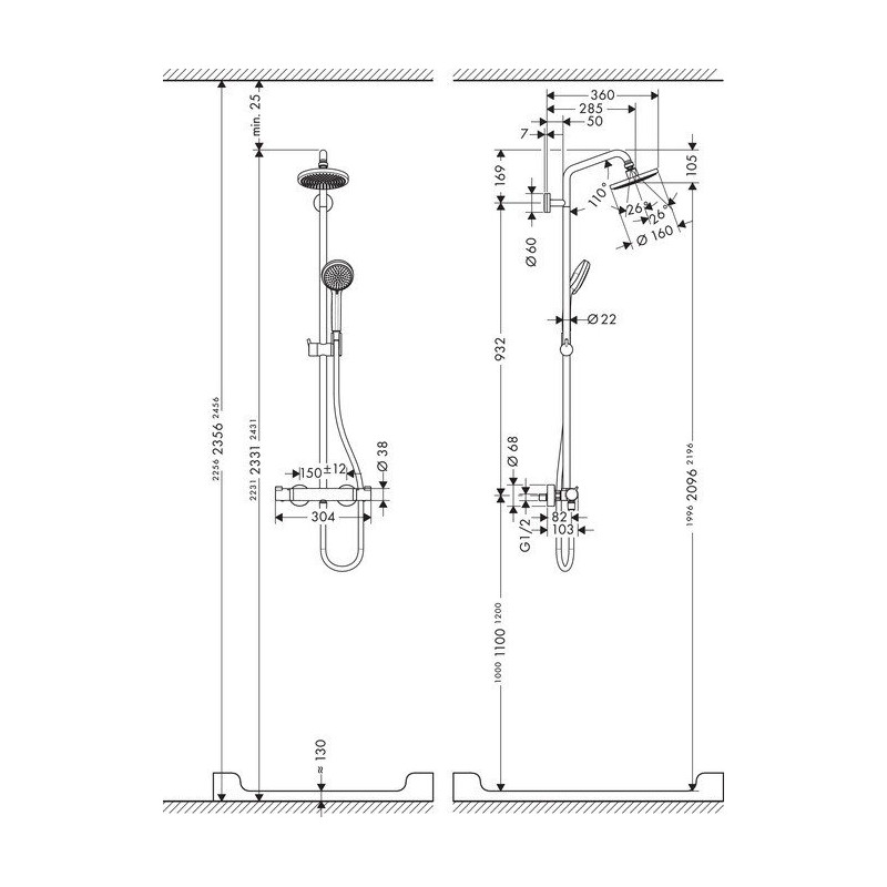 Дизайн ванной комнаты – на какой высоте должен быть смеситель интерьер и дизайн