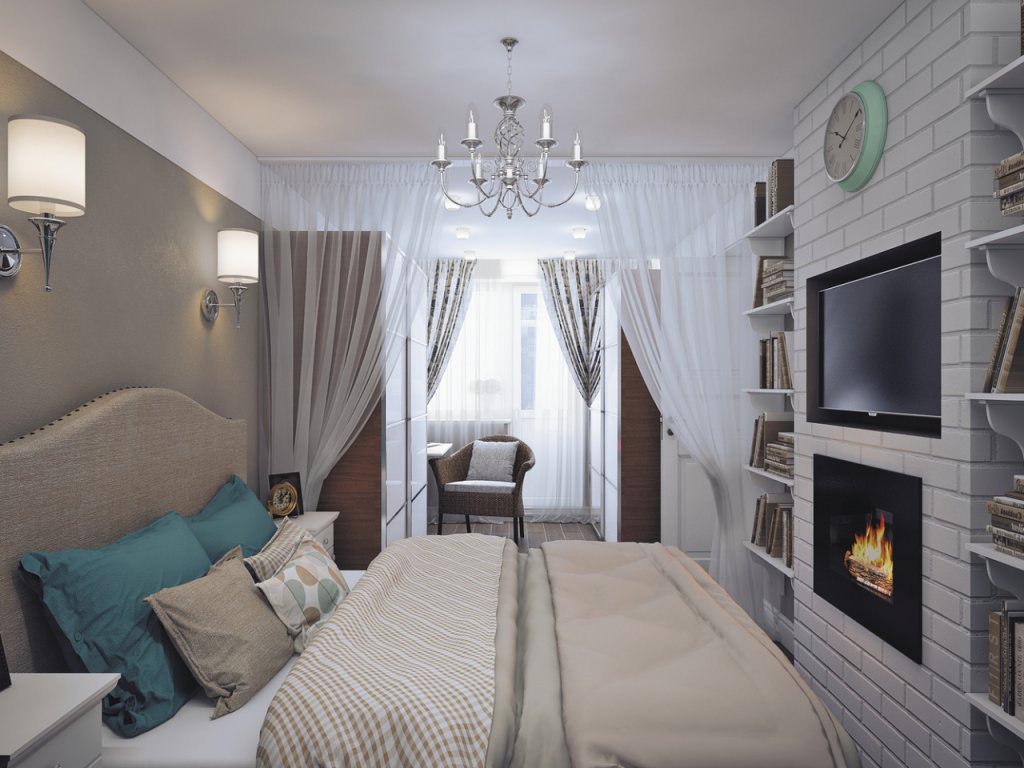 Дизайн интерьера маленькой спальни 12 кв м: 20 фото примеров