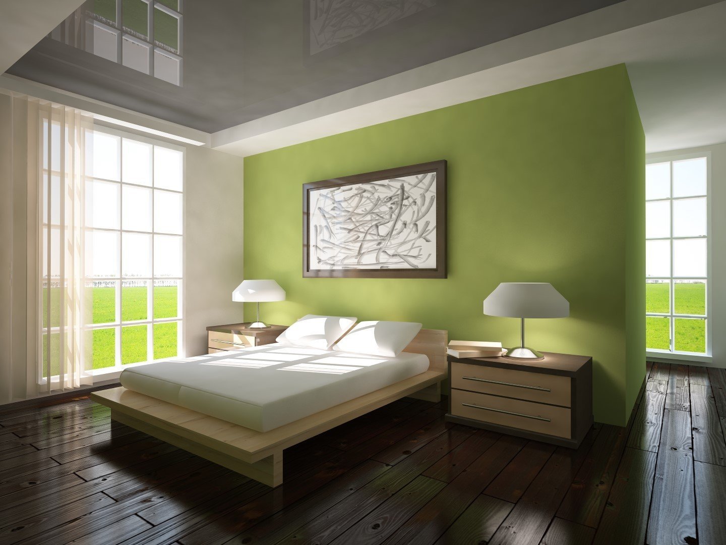 Зеленая спальня: идеи и советы по созданию уютного интерьера (60 фото)