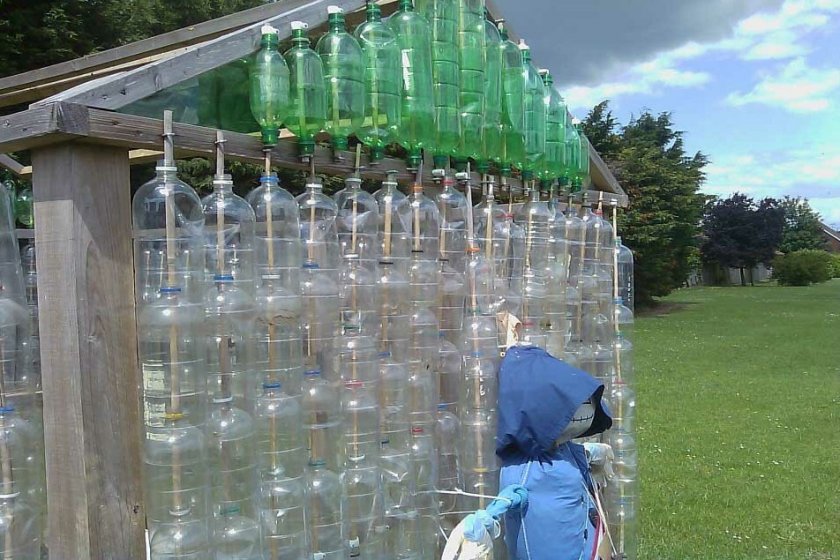 Как сделать парник из пластиковых бутылок своими руками