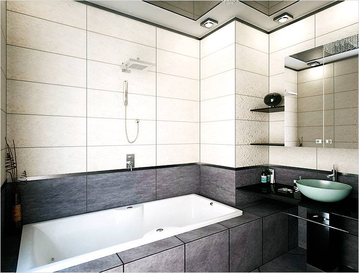 Дизайн плитки в ванной комнате маленького размера: нежные, светлые, модные идеи | дизайн и фото