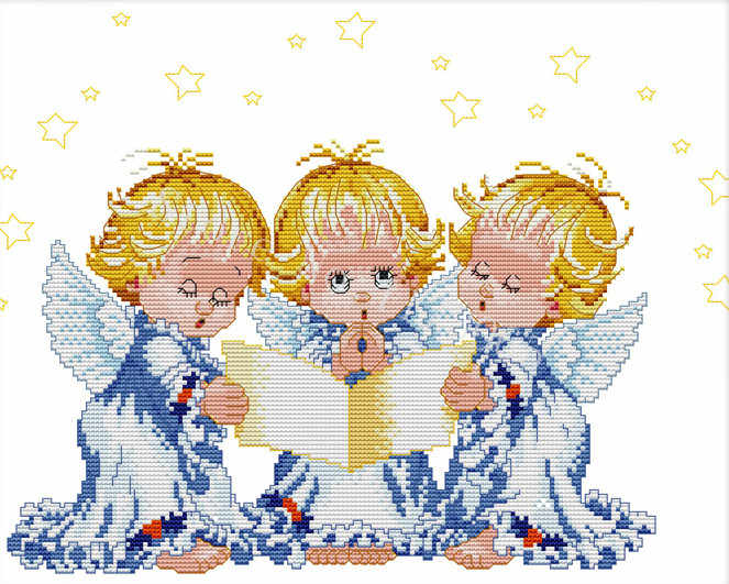 Популярные схемы вышивки крестом ангелочки: 4 критерия выбора