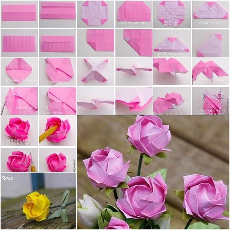 Обзор способов сделать розу из бумаги: пошаговая инструкция и обзор простых идей как сделать своими руками бумажный цветок
