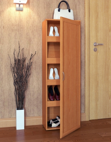 Шкаф для обуви в прихожую, разновидности, дизайн, варианты размещения