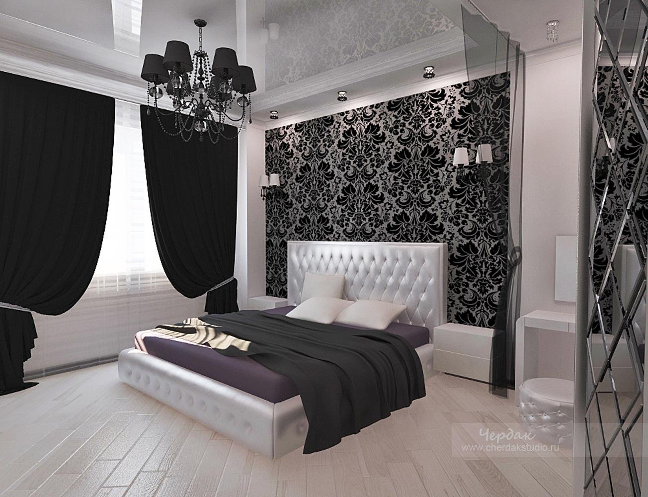 Спальня с темной мебелью - 130 фото красивого сочетания и дизайна