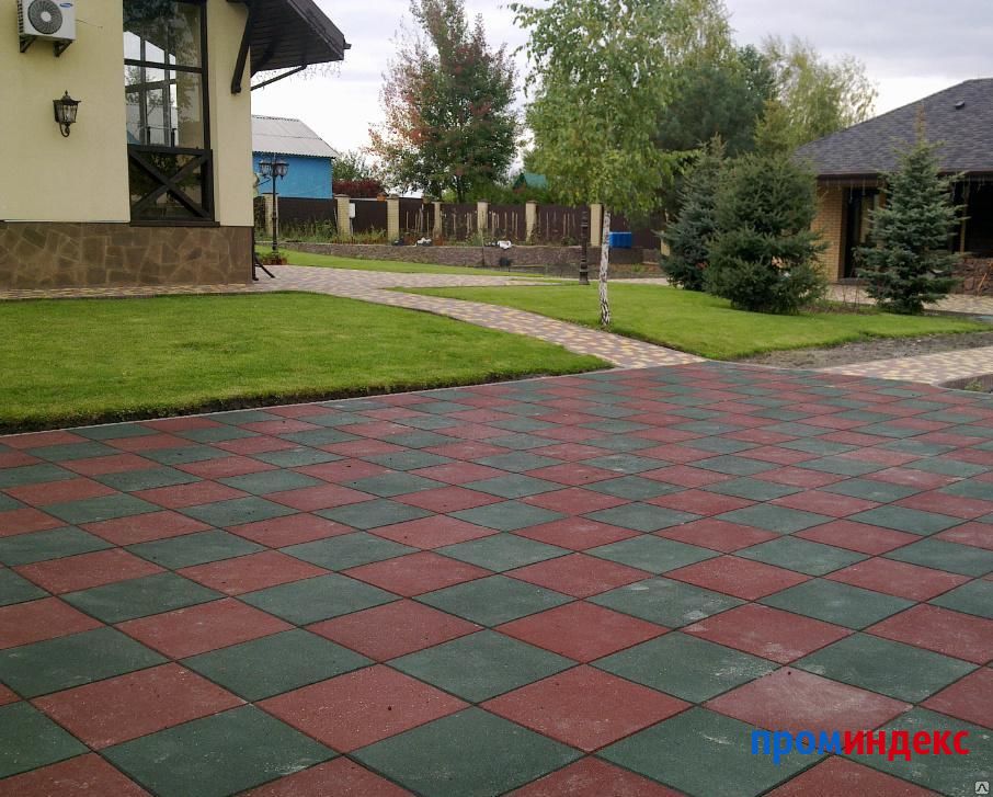 Рулонные резиновые покрытия и плитка для садовых дорожек | housedb.ru