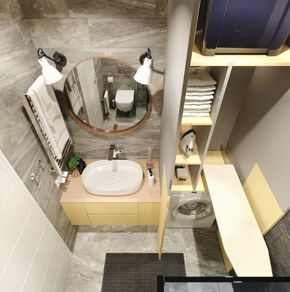 Дизайн совмещенной ванной с туалетом — примеры красивой и современной планировки (90 фото)