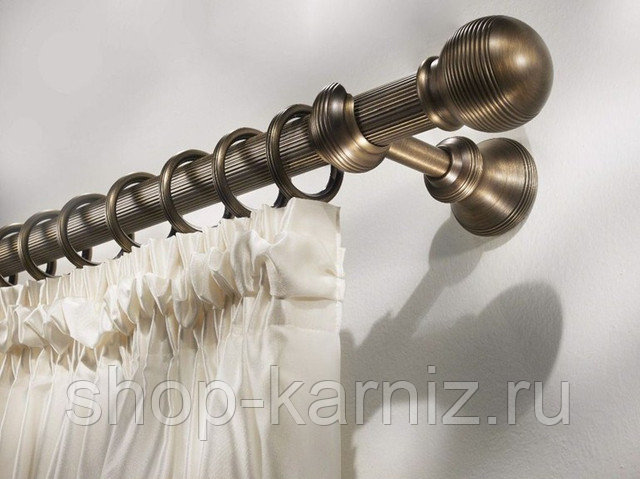 Металлический карниз для штор: потолочный, двойной, однорядный, двухрядный. 100 фото в интерьере