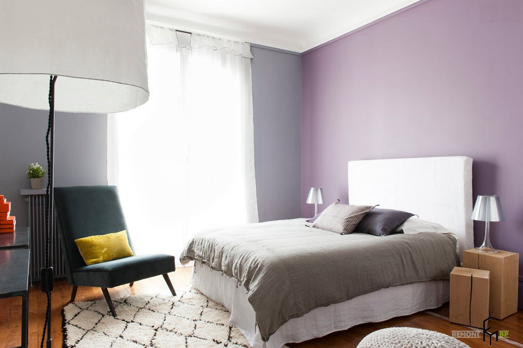 Выбор цветовой гаммы для стен в спальне