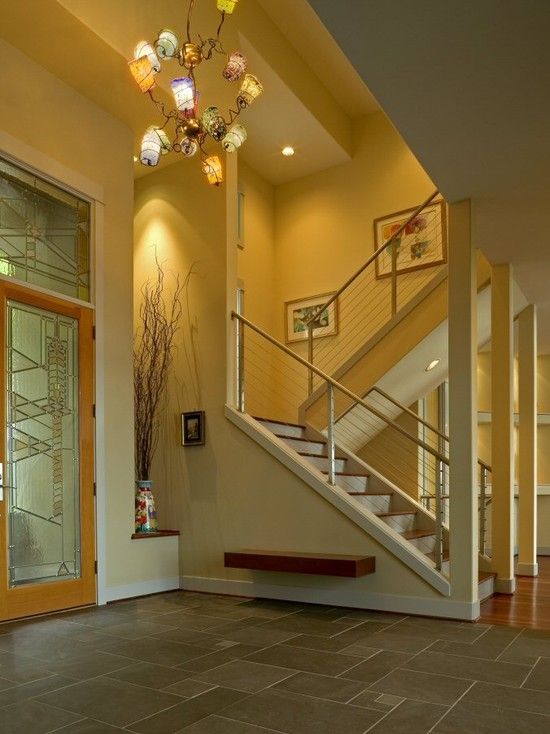 Дизайн лестницы в интерьере дома: виды, расположение, материалы изготовления, идеи + фото
