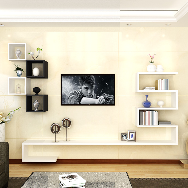Телевизор в интерьере, способы размния + фото дизайна на стене
