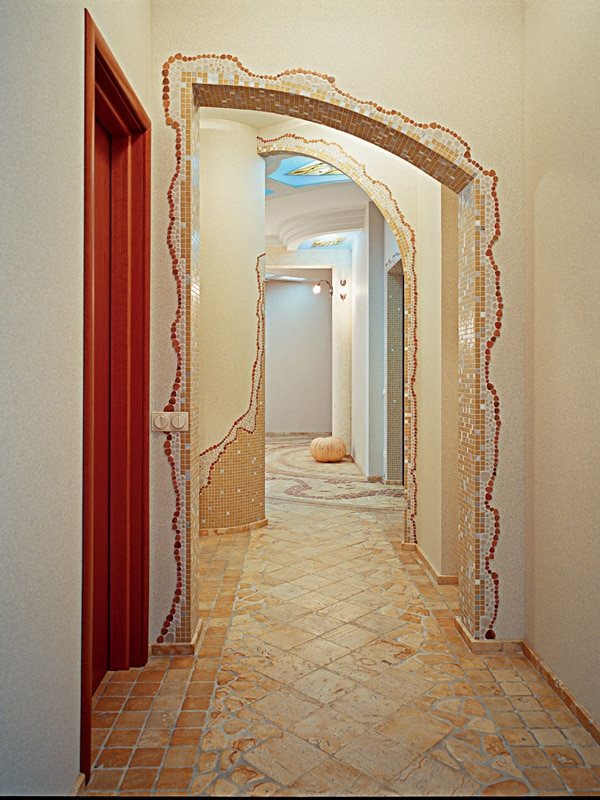 Дизайн коридора, оформление прихожей - фото примеров
