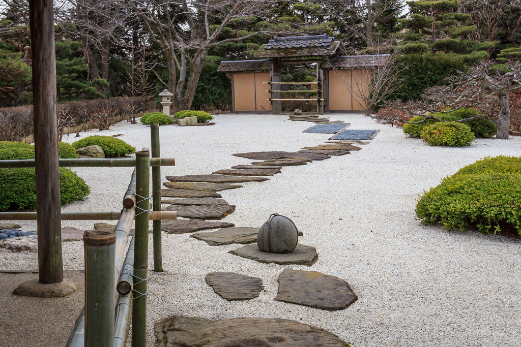 Японский сад камней своими руками на даче: схема + фото