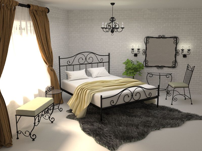 Мебель кованая для спальни: 4 критерия выбора