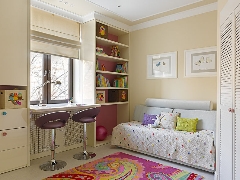 Маленькая детская комната (50 фото) — идеи дизайна интерьеров