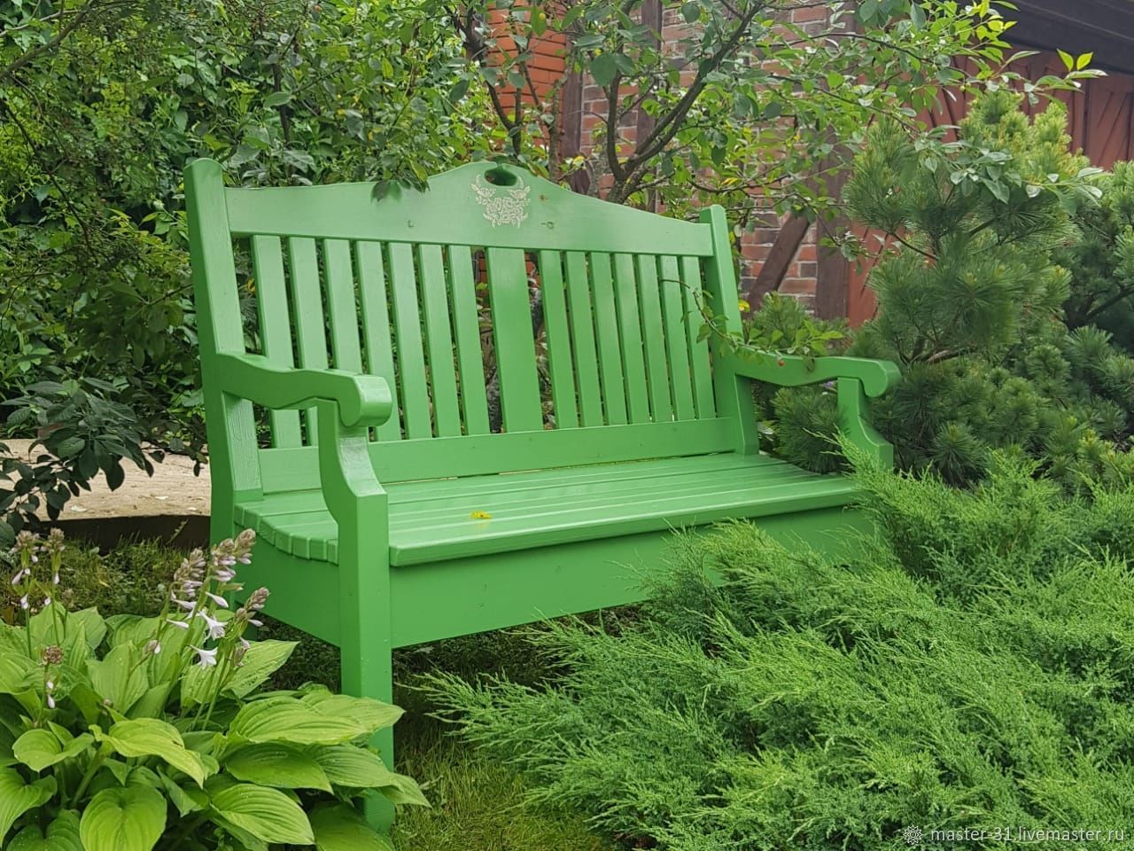 Садовая скамейка своими руками (50 фото): инструкция по изготовлению