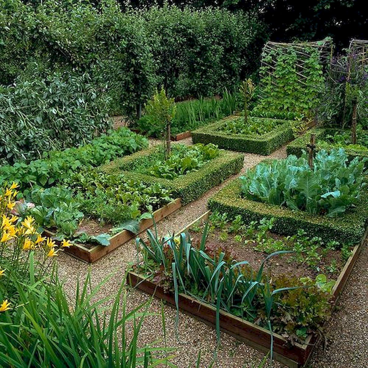 Красивый огород с грядками своими руками: 75 вариантов дизайна