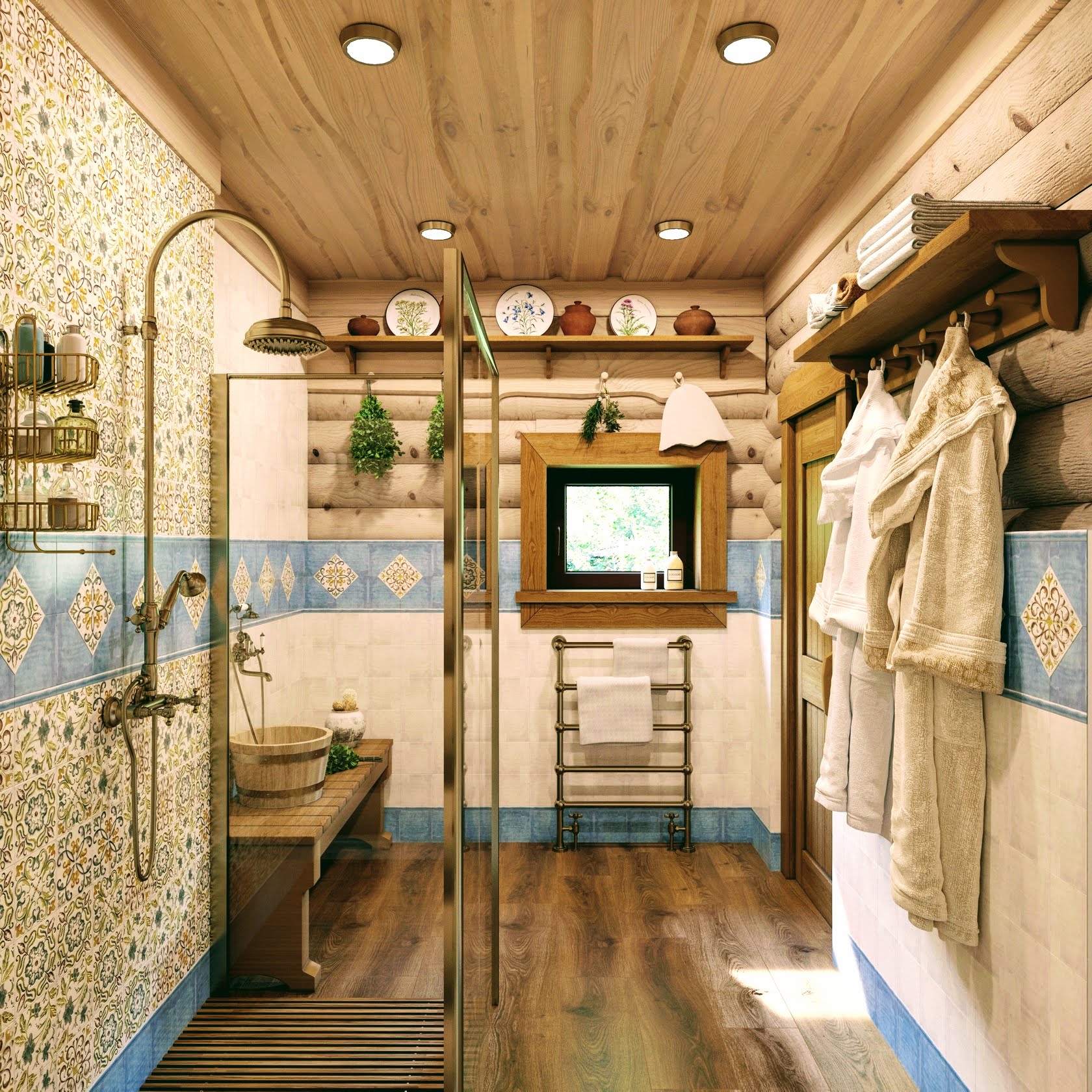 Планировка помывочной комнаты в бане