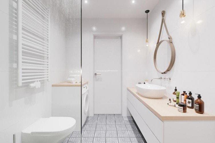 Дизайн узкой ванной комнаты: расширяем визуально