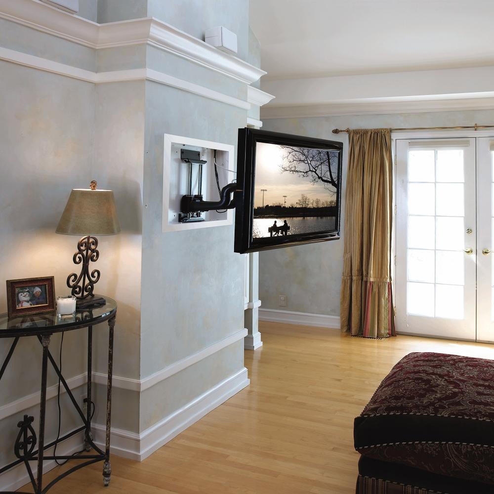Телевизор в гостиной - реальные примеры удобного размещения телевизора (130 фото)