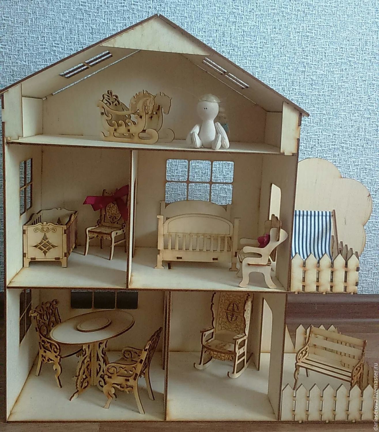 Кукольный домик своими руками из фанеры - 120 фото идей и новинок
