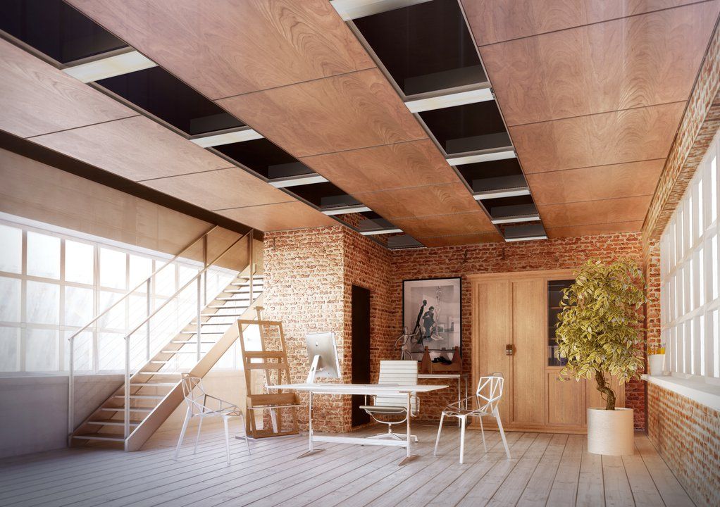 Потолок в стиле лофт: выбор конструкции и освещения