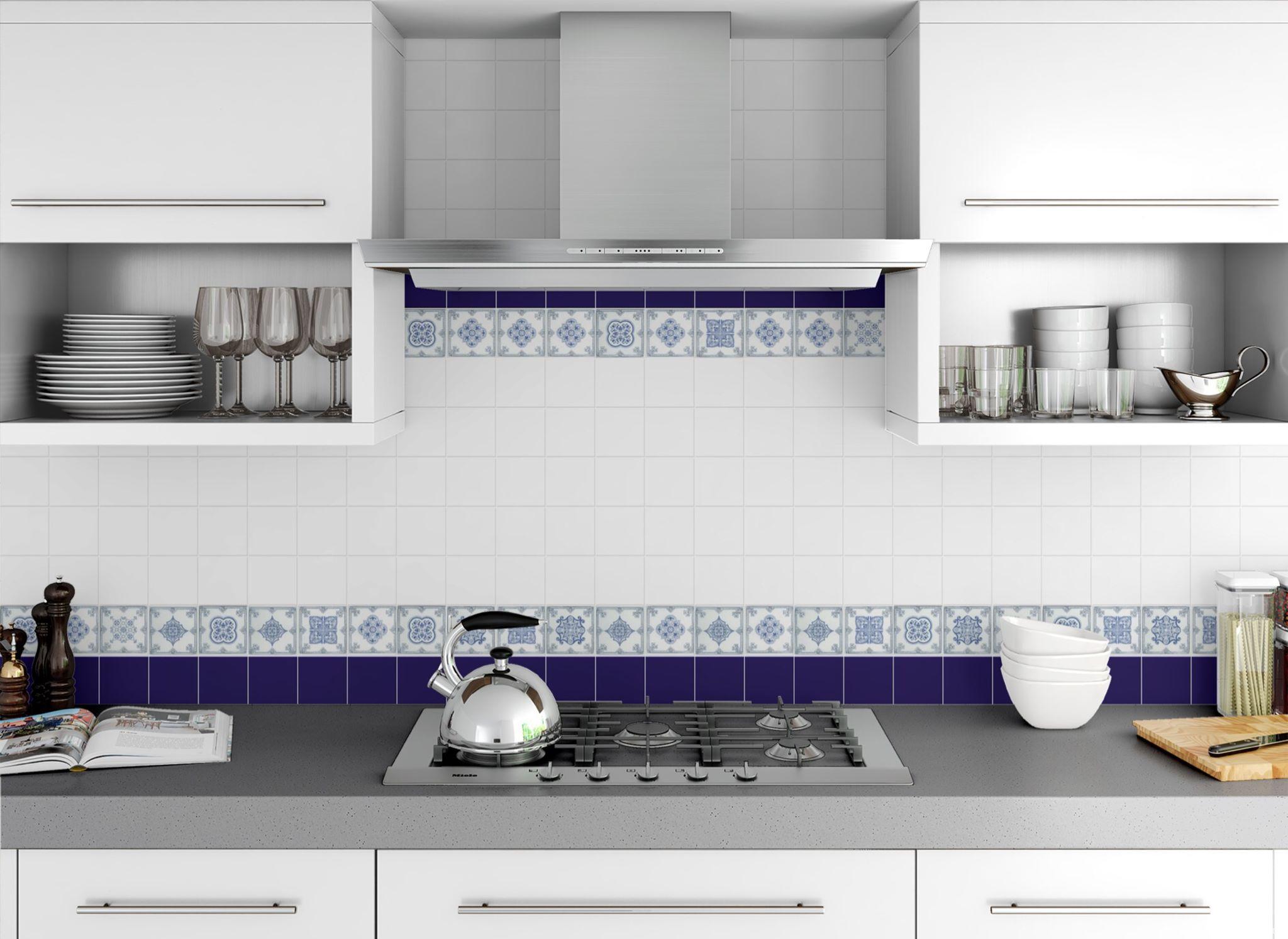 Дизайн кухни с отделкой стен кафелем или плиткой