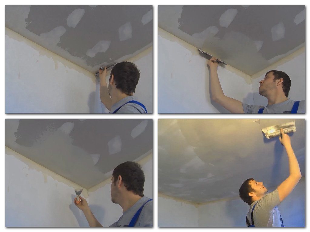 Шпаклевка гипсокартона под покраску: обработка потолка и стен в 5 этапов | дневники ремонта obustroeno.club