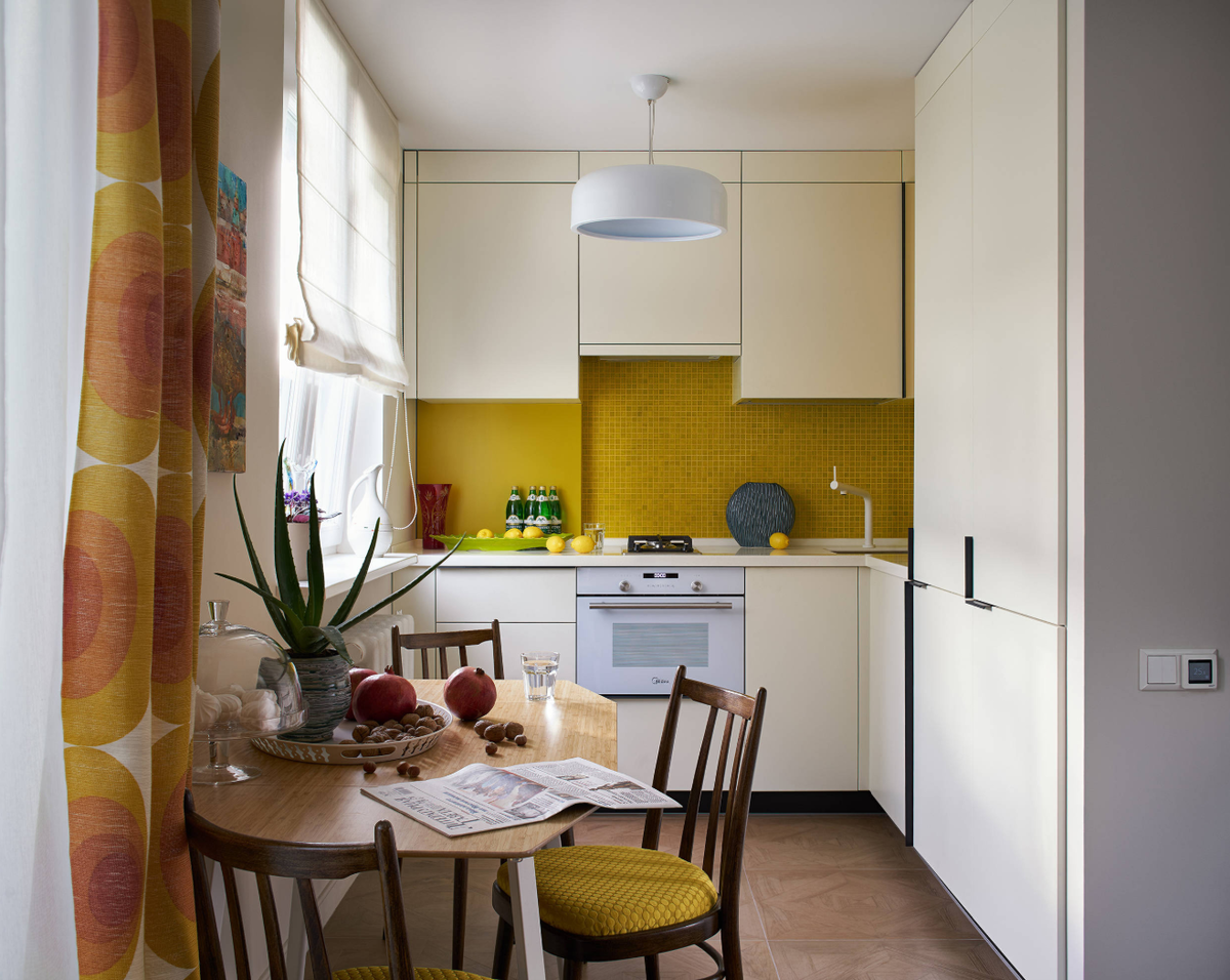 Кухня 6 кв. м. – удобный дизайн в современном стиле (77 фото)