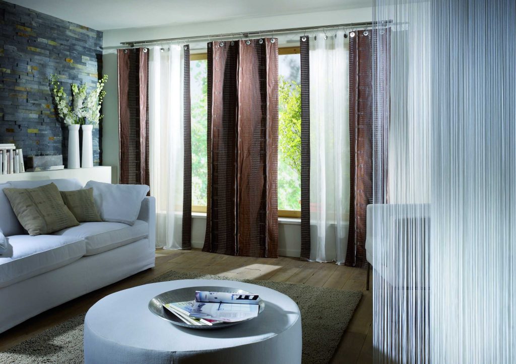 Шторы в гостиную фото в современном стиле, дизайн штор в интерьере