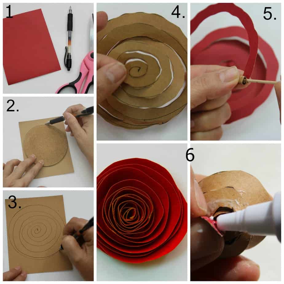 Розы из бумаги своими руками: пошаговая инструкция как быстро и просто сделать красивую розу (100 фото)