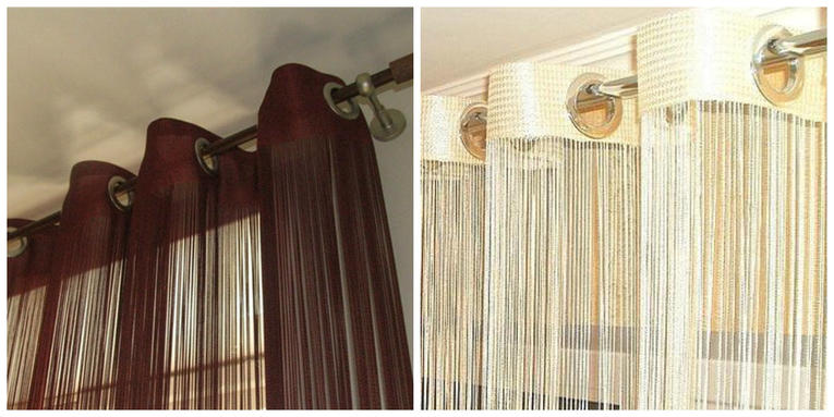 На что повесить шторы и занавески разных видов: как правильно вешать шторы?